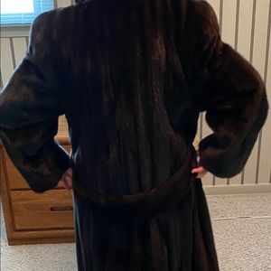 Real mink fur coat in perfect condition